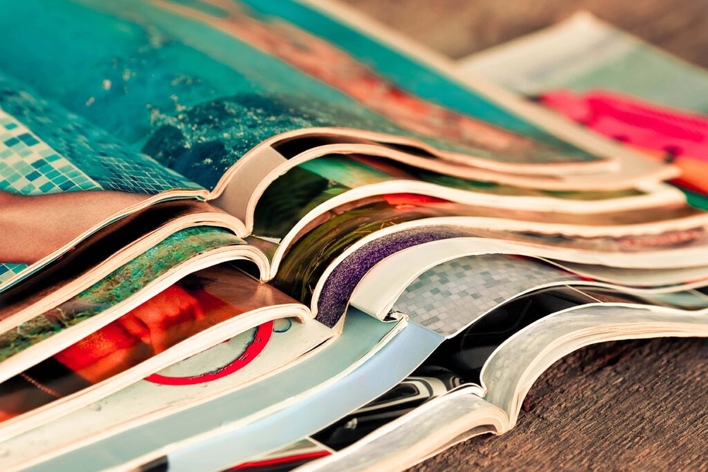 material färg tryck